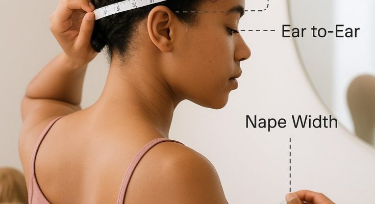 Wig cap sizing guide for beginners